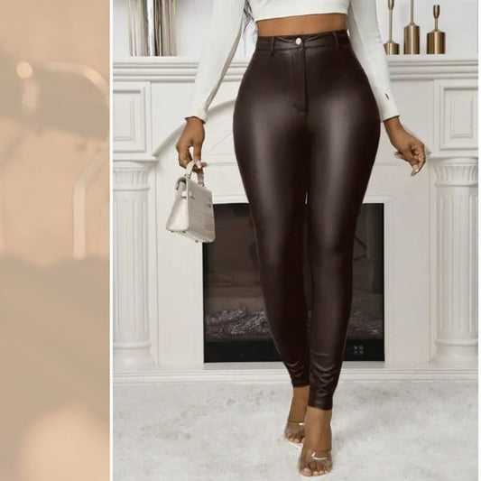Calça Feminina Slim Marrom Zolique Shein