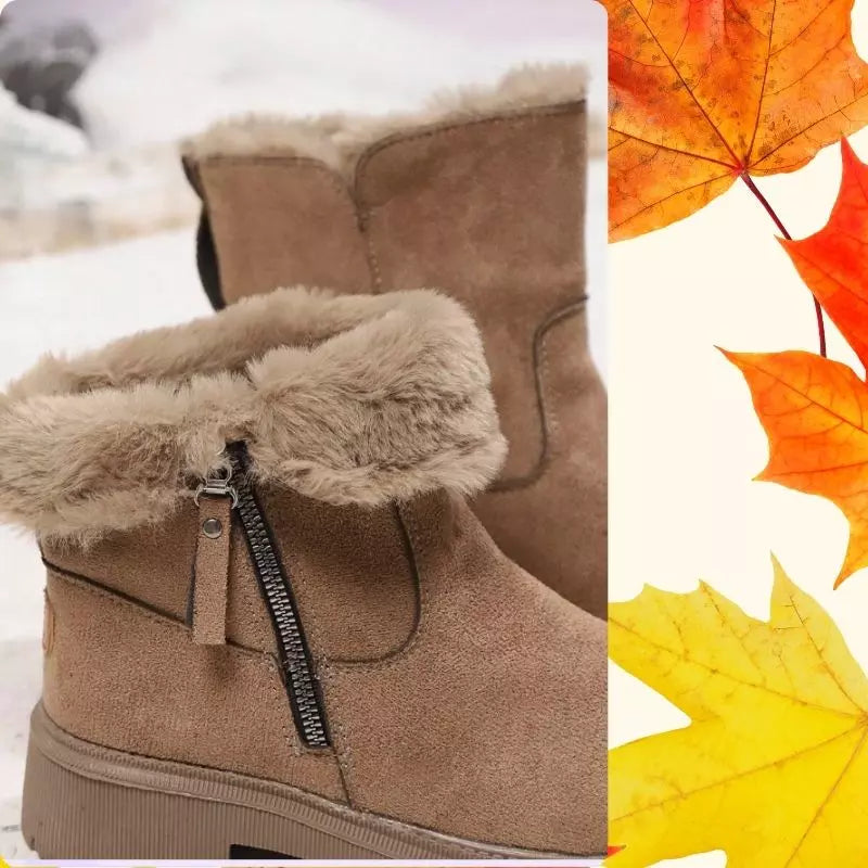 Botas de Neve Chelsea em Camurça Shein
