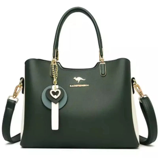 Bolsa Tote Verde Escuro com 3 Compartimentos Inteligentes Aliexpress