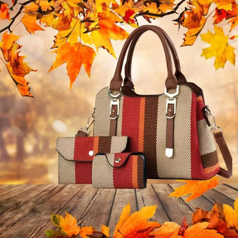 Urban Stripe Shoulder Bag for Women Bolsa 05 Aliexpress