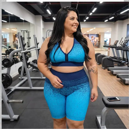 Conjunto Fitness Plus Size Treino Labellezas.com