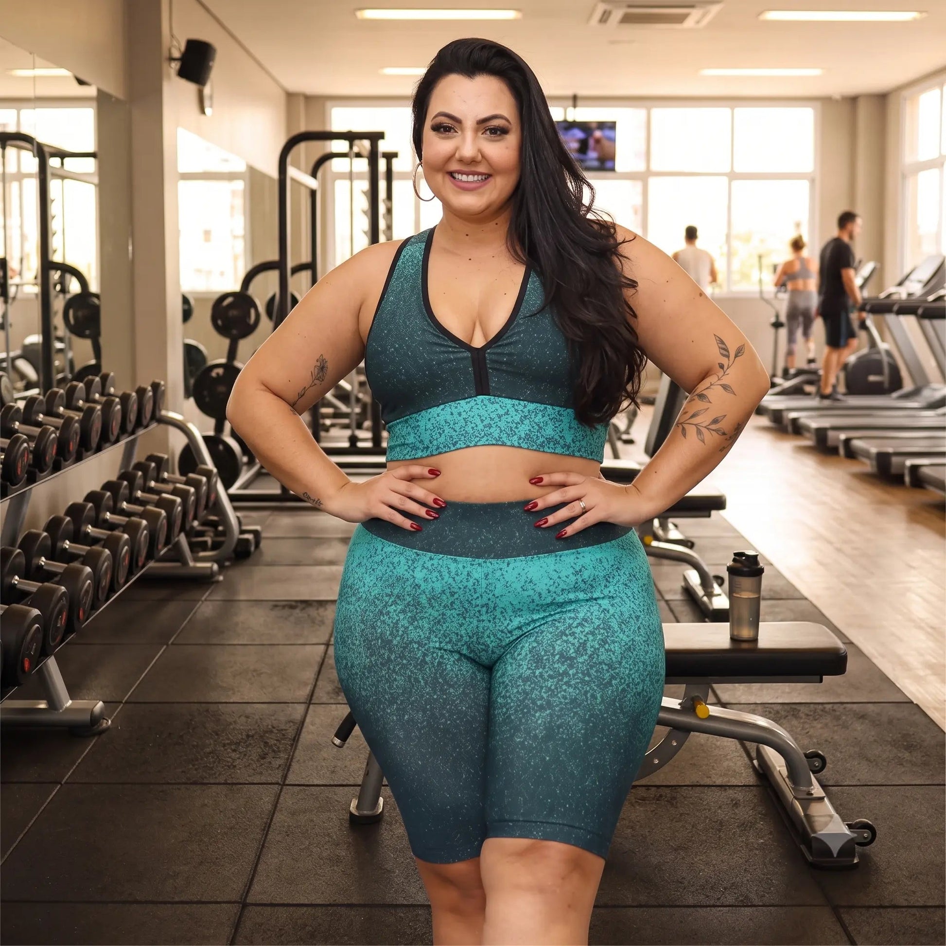 Conjunto Fitness Plus Size  Dynamic Labellezas.com