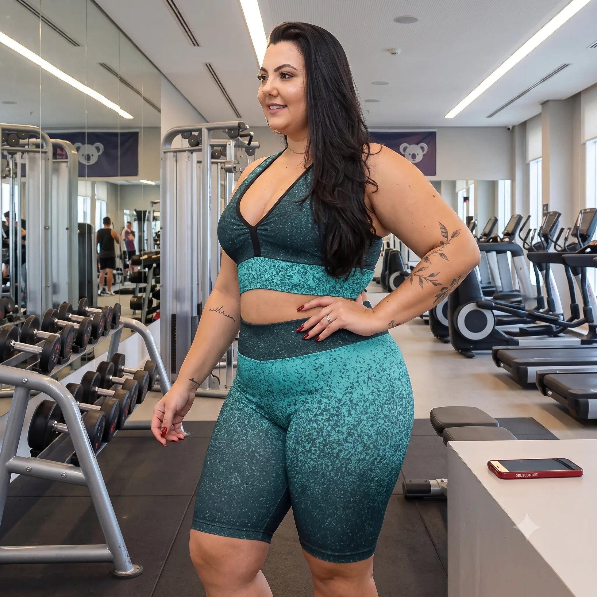 Conjunto Fitness Plus Size  Dynamic Labellezas.com