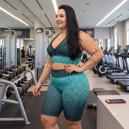 Conjunto Fitness Plus Size  Dynamic Labellezas.com