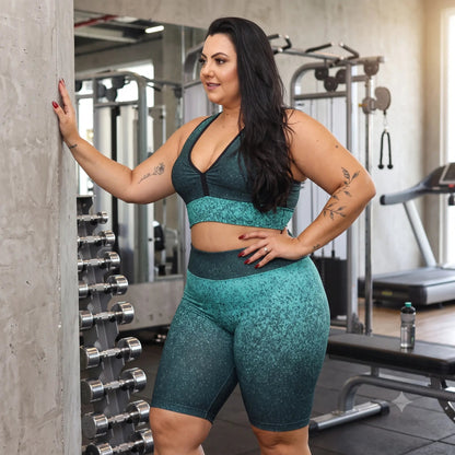 Conjunto Fitness Plus Size  Dynamic Labellezas.com