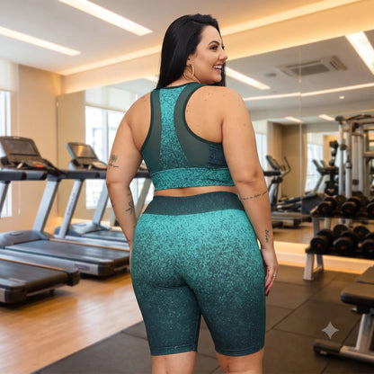 Conjunto Fitness Plus Size  Dynamic Labellezas.com