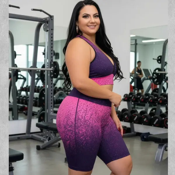 Conjunto Fitness Plus Size Treino Labellezas.com