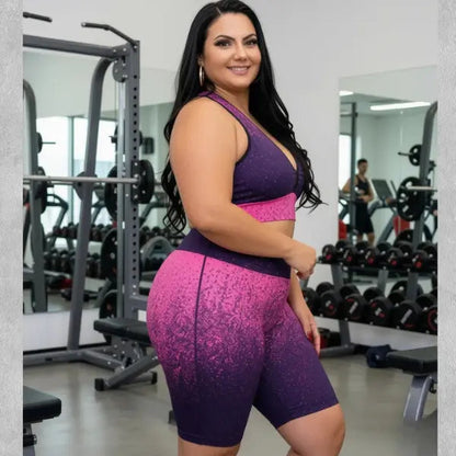 Conjunto Fitness Plus Size Treino Labellezas.com