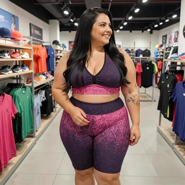 Conjunto Fitness Plus Size Treino Labellezas.com