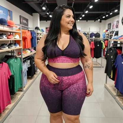 Conjunto Fitness Plus Size Treino Labellezas.com