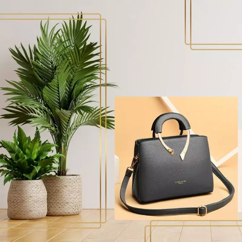 Luxury-Handbag-Women-Ellegance-Gray-4