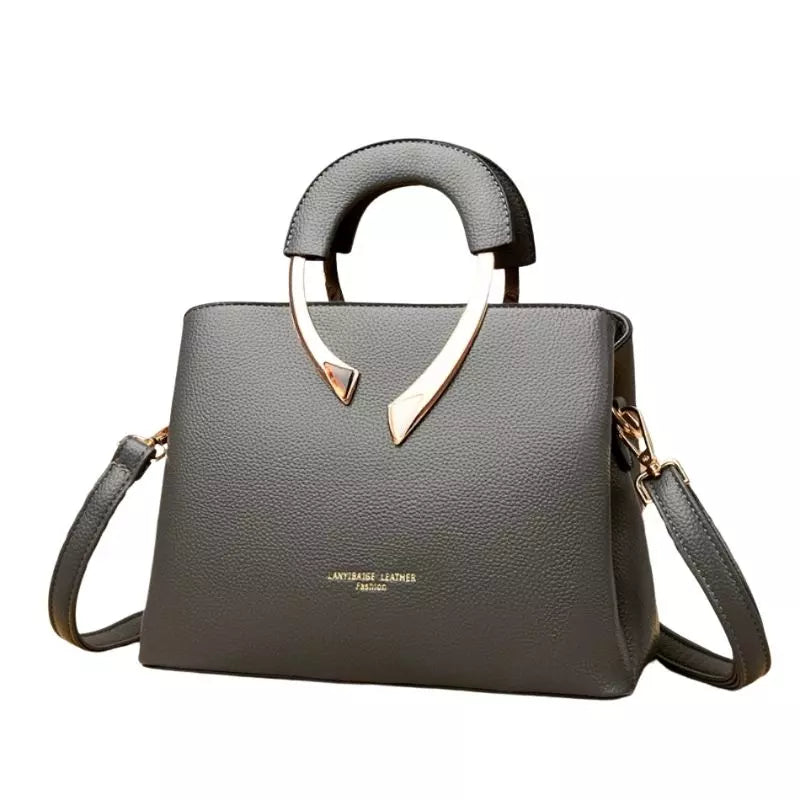 Luxury-Handbag-Women-Ellegance-Gray