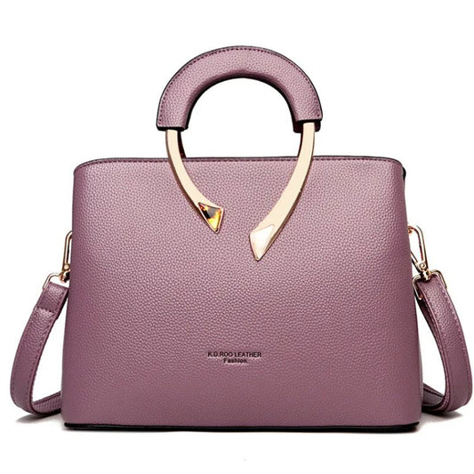 Luxury Handbag Women Ellegance Purple