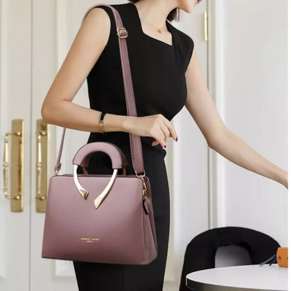 Luxury Handbag Women Ellegance Purple