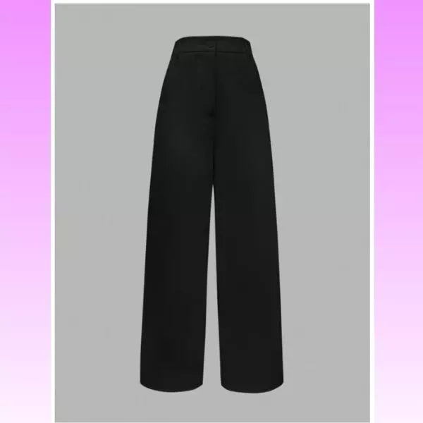 Pant Women Linen Black Anchose Shein