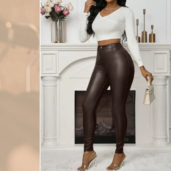 Pant Women Brown Zolique Shein