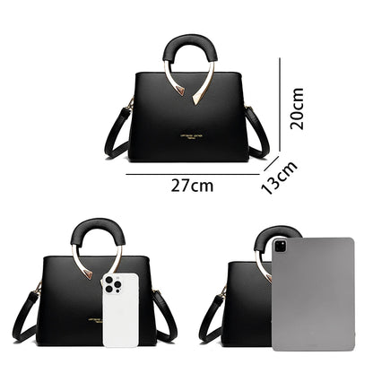 Luxury Handbags Women Bags Designer 3 Layers Soft Leather Shoulder Crossbody Sac Ladies Large Capacity Shopping Messenger Tote