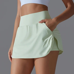 Women Gym Running Shorts Double Deck Quick Dry Gym Sport Shorts Fitness Jogging Workout Shorts With Pocket Sports Tight Short Labellezas.com