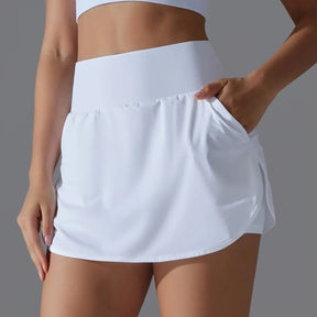 Women Gym Running Shorts Double Deck Quick Dry Gym Sport Shorts Fitness Jogging Workout Shorts With Pocket Sports Tight Short Labellezas.com