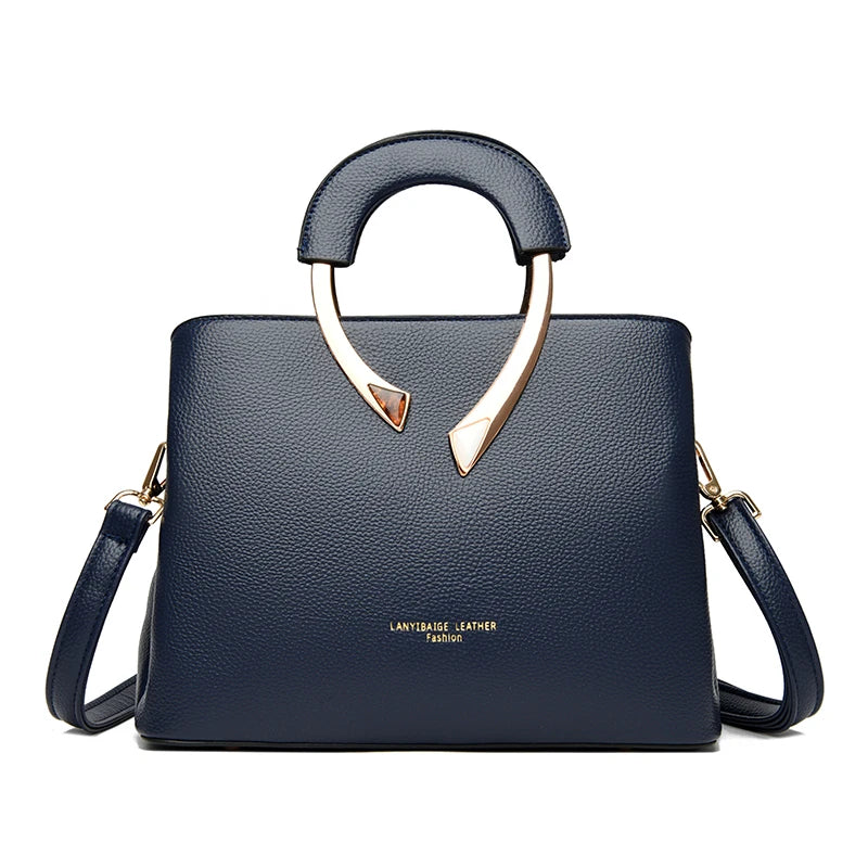 Luxury Handbags Women Bags Designer 3 Layers Soft Leather Shoulder Crossbody Sac Ladies Large Capacity Shopping Messenger Tote