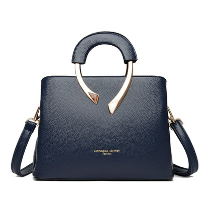 Luxury Handbags Women Bags Designer 3 Layers Soft Leather Shoulder Crossbody Sac Ladies Large Capacity Shopping Messenger Tote