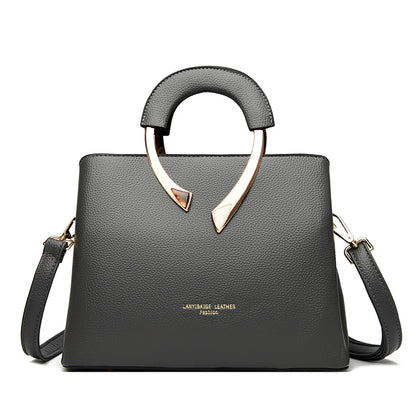 Luxury Handbags Women Bags Designer 3 Layers Soft Leather Shoulder Crossbody Sac Ladies Large Capacity Shopping Messenger Tote