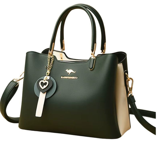 Women Crossbody Leather Green