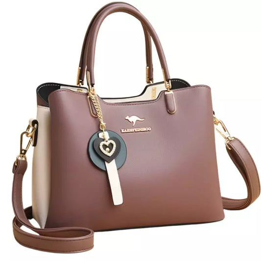 Women Crossbody Leather  Purple