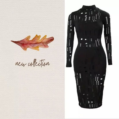 Women-Dress-Vintage-Black-3