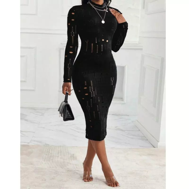 Women-Dress-Vintage-Black-4