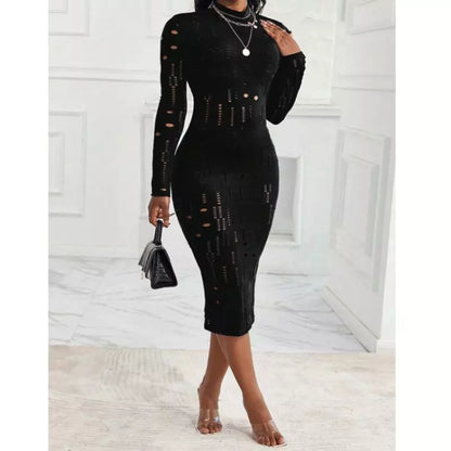 Women-Dress-Vintage-Black-4