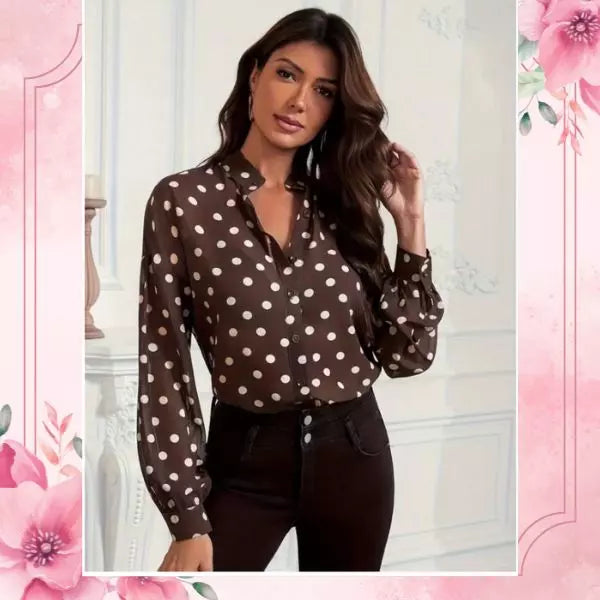 Women Shirt Linen Classic Shein