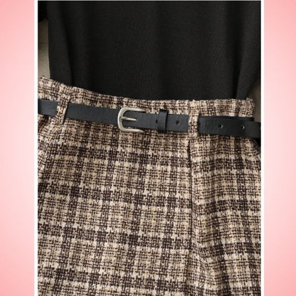 Women Long-sleeved Set With Skirt Shein