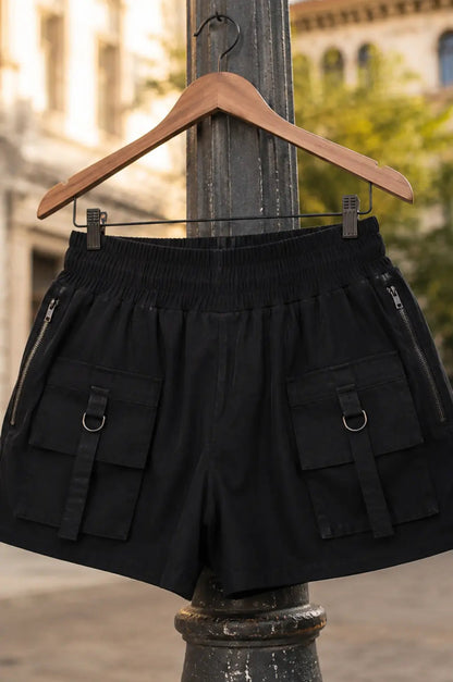 Short Cargo Zafira Plus Size Marron Labellezas.com