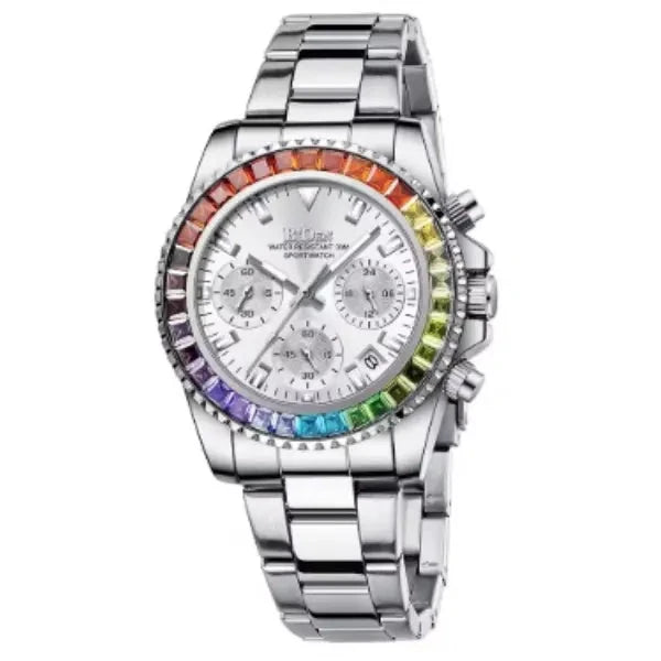 Silver-Women-Watch-BIDEN-Relógio- Silver 